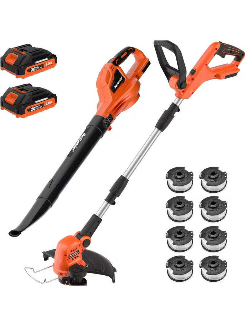 20V Cordless Weed Wacker/Edger and Leaf Blower Combo 12'' Lawn Mower